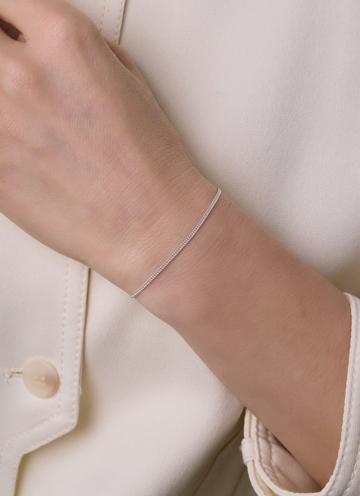 Double Curb Chain - 1.5MM | Sterling Silver