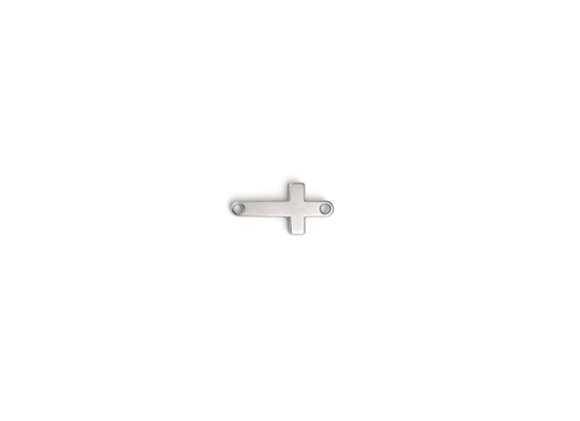 Cross Connector - 12.2MM x 6.2MM | Sterling Silver