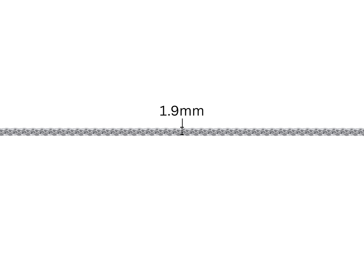 Spiga Chain - 1.9MM | Sterling Silver