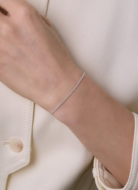 Double Curb Chain - 1.5MM | Sterling Silver
