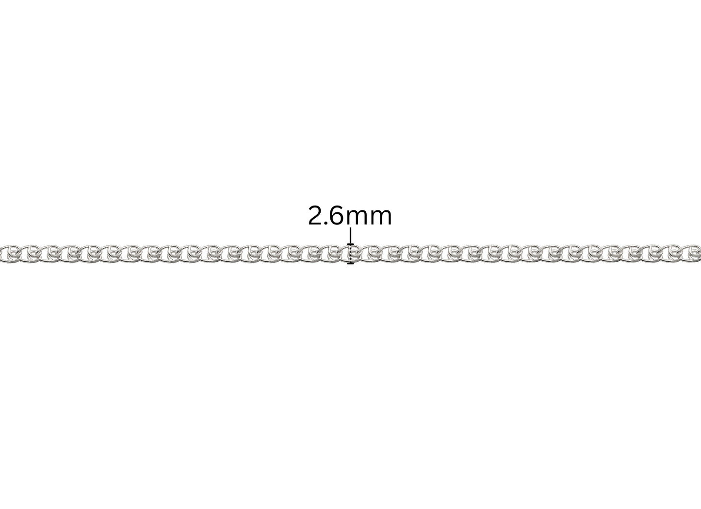 Love Chain - 2.6MM | Sterling Silver