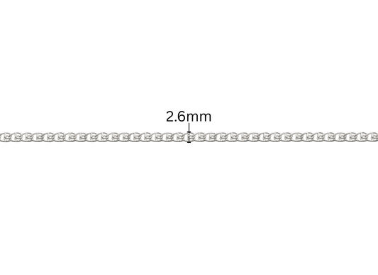 Love Chain - 2.6MM | Sterling Silver