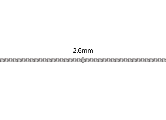 Double Gamella Chain - 2.6MM | Sterling Silver