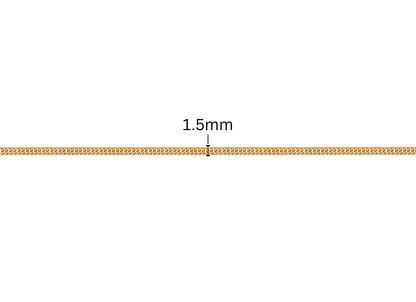 Double Curb Chain - 1.5MM | 14K Gold Filled