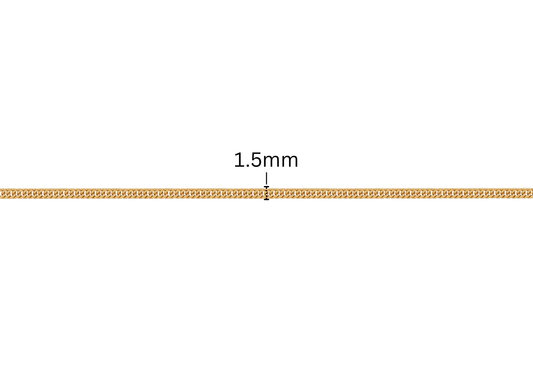 Double Curb Chain - 1.5MM | 14K Gold Filled
