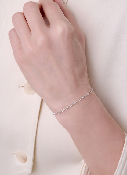 Twisted Figaro Rolo Chain - 2.4MM | Sterling Silver