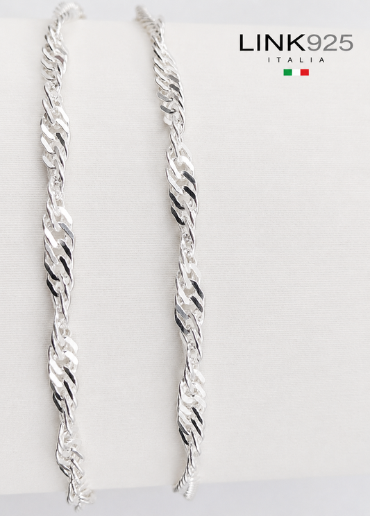 Singapore Chain |2.4MM| Sterling Silver