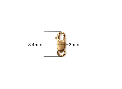 Lobster Clasp - 8.4MM | 14K Gold Filled