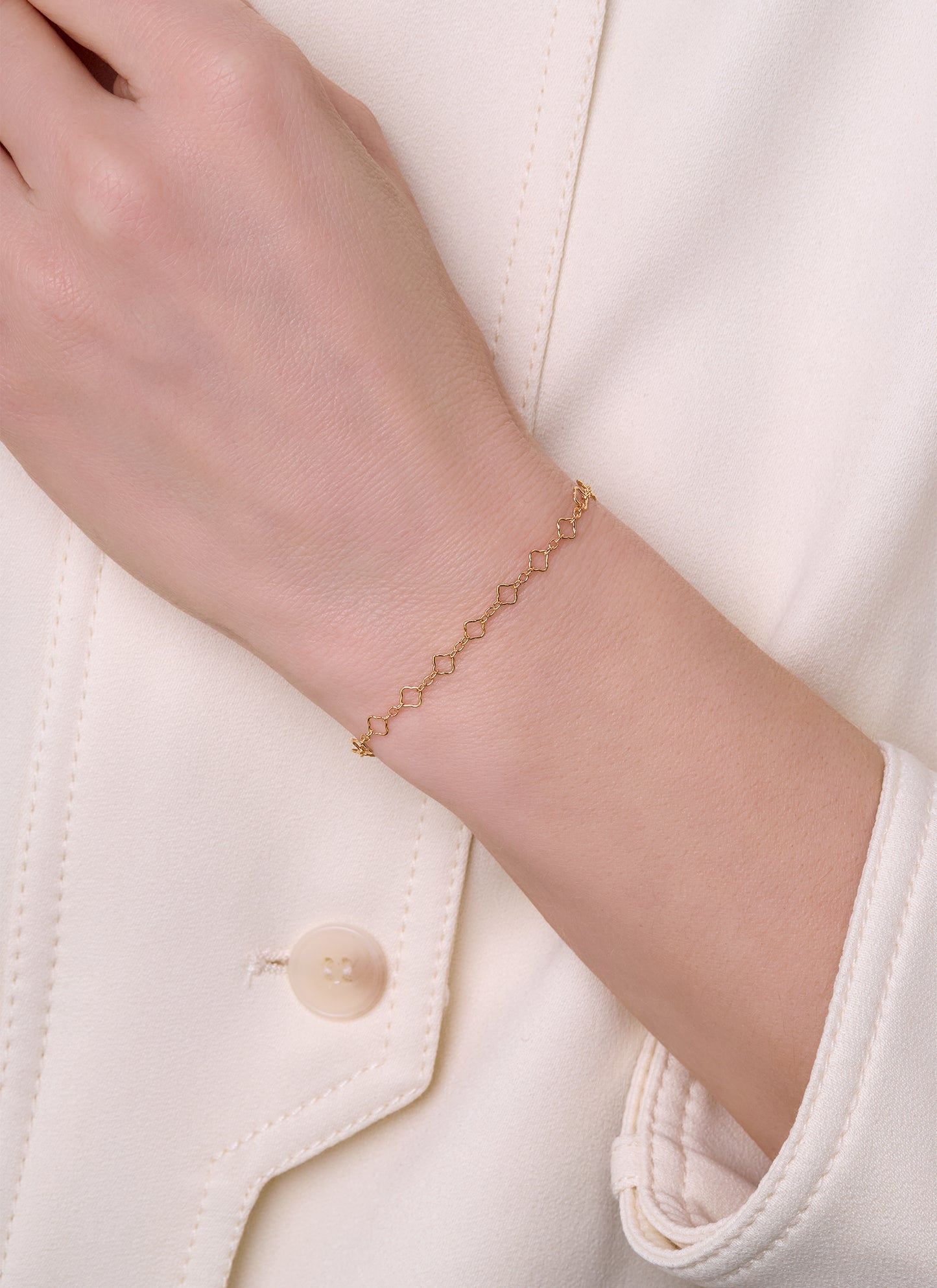 Clover Chain 3+1  - 4.3MM | 14K Gold Filled