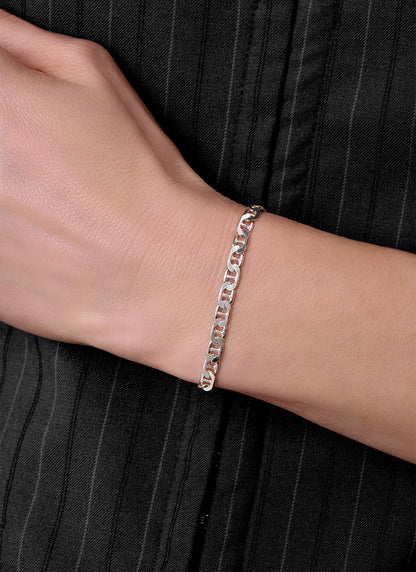 Flat Marina Chain - 4.7MM | Sterling Silver