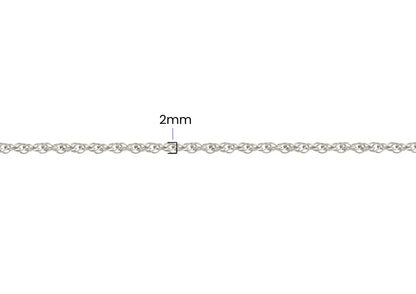 Loose Rope Chain - 2MM | Sterling Silver