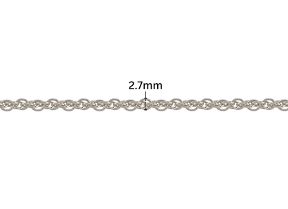 Loose Rope Chain - 2.7MM | Sterling Silver