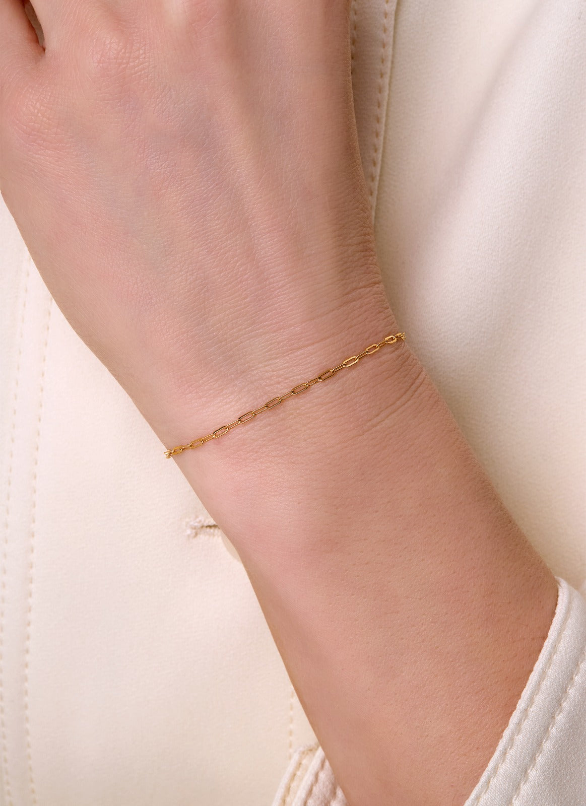 Flat Wire Paper Clip Chain - 1.6MM | 14K Gold Filled