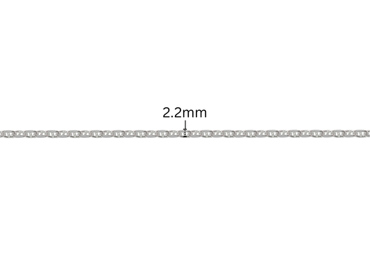 Marina Chain - 2.2MM | Sterling Silver