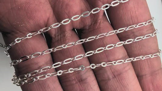 1+1 Figaro Rolo Chain | 2.2MM | Sterling Silver
